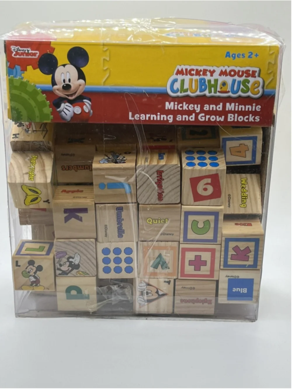 Disney Mickey Mouse Clubhouse Mickey & Minnie Learn & Grow Set of 40 Blocks Set